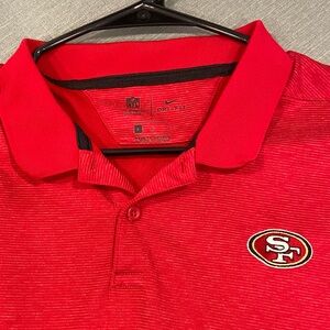 Nike Men's 49ers on field Dri fit polo